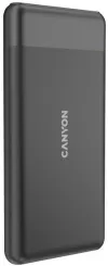 Powerbank CANYON PB-1009B 10.000mAh Li-pol In USB-C+Lightning-AppleOut USB-C PD 20W+1xUSB-A QC 3.0 nero