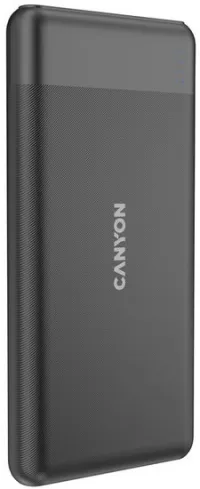 CANYON Powerbank PB-1009B 10 000 mAh Li-pol USB-C+Lightning-AppleOut USB-C PD 20W+1xUSB-A QC 3.0 must (1 of 6)