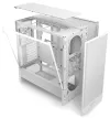 NZXT kotelo H5 Flow edition 2x120 mm tuuletin USB 3.0 USB-C 3.1 läpinäkyvä sivuverkkopaneeli valkoinen thumbnail (5 of 5)