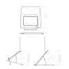 FELLOWES Laptop Stand BREYTA 268mm x 14mm x 235mm wäiss thumbnail (4 of 4)