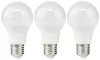 NEDIS LED-lampa E27 A60 11 W 220 V 1055 lm 2700 K varmvit matt 3 st.