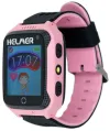 HELMER children's watch LK 707 with GPS locator touch display IP54 micro SIM compatible with Android and iOS pink