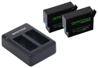 PATONA töltő digitális fényképezőgéphez Dual GoPro Hero 9 Hero 10 Hero 11 Hero 12 2x akkumulátor 1730mAh (1 of 7)