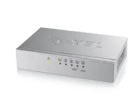 Przełącznik ZyXEL GS-105B 5-portowy 10 100 1000Mbps Gigabit Ethernet stacjonarny, metalowa obudowa (1 of 2)