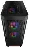 COUGAR PC-fodral AIRFACE RGB Black Mid Tower Mesh Frontpanel 2 x 140 mm ARGB-fläktar 1 x 120 mm ARGB-fläkt TG Le thumbnail (6 of 19)