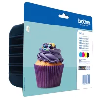 BROTHER inktcartridge LC-123VALBP multipack Zwart + drie kleuren) (1 of 1)