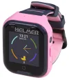 Детски часовник HELMER LK 709 с GPS локатор точка. дисплей 4G IP67 nano SIM видео разговор снимка Android и iOS розов