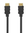 Καλώδιο NEDIS High Speed ​​​​HDMI 2.0 με Ethernet 4K@60Hz επίχρυσες υποδοχές HDMI-HDMI μαύρο χύμα 3m