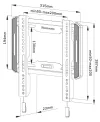 Neomounts WL30-550BL12 Support mural pour écran 24-55" fixe VESA 200X200 capacité de charge 45kg ultra fin noir thumbnail (5 of 5)