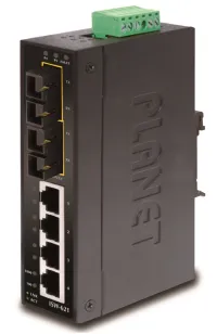 Planet ISW-621S15 4x 10 100Base-TX+ 2x 100FX 15 км SM DIN IP30 (1 of 1)