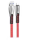 Colorway Apple Lightning USB podatkovni kabel 2,4 A 1 m cinkova zlitina rdeča