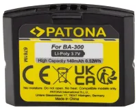 PATONA batterij voor hoofdtelefoon Sennheiser BA300 HC BA-300 140mAh Li-Pol 3,7V (1 of 3)