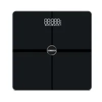 UMAX pametna vaga Smart Scale US30HRC 02 - 180 kg Bluetooth 4.0 15 parametara tijela (temperaturna frekvencija) češka crna (1 of 3)