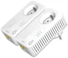 STRONG set of 2 adapters Powerline 600 DUO FR Powerline 600 Mbit with 1x LAN white