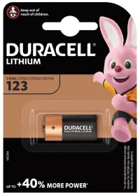 Duracell Ultra litija baterija CR123A 1 gab (1 of 1)