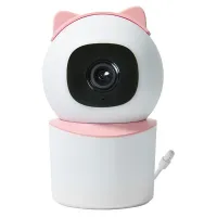 IMMAX NEO LITE SMART Внутрішня камера безпеки BABY 355° 50° P T Wi-Fi 4MP рожевий TUYA (1 of 2)