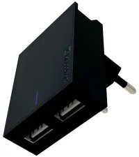 Swissten Netzwerkadapter Smart Ic 2X USB 3A Strom + Datenkabel USB Lightning MFI 1,2 m schwarz (1 of 2)