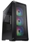 COUGAR PC skriňa ARCHON 2 Mesh RGB Black Mid Tower Mesh Front Panel 3 x ARGB Fans 3mm TG Left Panel thumbnail (1 of 12)