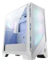 MSI fodral MAG FORGE 320R AIRFLOW WHITE utan strömförsörjning vit vänster härdat glas 4x 120 mm A-RGB fläkt 2x USB3.2 svart