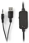 NEDIS Altavoces para PC 2.0 potencia 18 W jack 3.5mm USB ABS negro thumbnail (5 of 5)