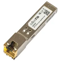 MikroTik SFP 10 100 1000M moduł metaliczny S-RJ01 RJ-45 100m 1.25Gps (1 of 1)