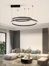 IMMAX NEO FINO NEW SMART hanglamp 2 cirkels 60+80cm 93W zwart Zigbee 3.0 TUYA thumbnail (6 of 9)