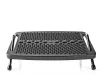 NEDIS ergonomic footstool metal black thumbnail (2 of 4)