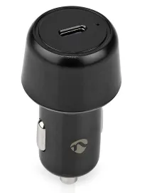 NEDIS Autoladegerät 45 W 12 - 24 V DC 3,0 A USB-C automatische Spannungswahl schwarz (1 of 2)