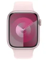 Apple Watch Series 9 Cellular 45 mm Aluminio rosa con correa deportiva rosa claro M L thumbnail (2 of 2)