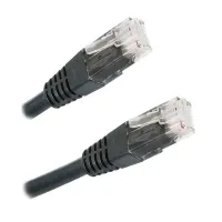 Patch cable Cat 6 UTP 0.5m - black (1 of 1)