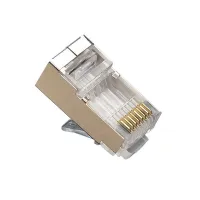 Shielded RJ45 Cat5e connector, round, cable (1 of 1)