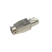 Conector RJ45 CAT6A blindado, fio sem suporte (1 of 2)