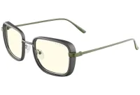 GUNNAR Büro Gaming Brëll FALLOUT VAULT 33 GUNMETAL-OLIVE * kloer Lënsen * BLF 35 * GUNNAR Focus (1 of 4)