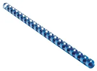 EUROSUPPLIES Kunststoffrücken Format A4 32mm blau 50er Pack (1 of 1)