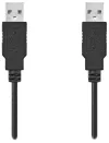 NEDIS Kabel USB 2.0 Stecker USB-A - Stecker USB-A schwarz Bulk 1m thumbnail (2 of 2)