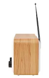 NEDIS Internetradio, Leistung 7 W, UKW, DAB+, Internet, Bluetooth, WLAN, USB, 35-mm-Buchse, weißes Holz thumbnail (5 of 6)