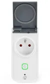 NEDIS Wi-Fi Smart Socket Udendørs Power Monitor 16A Fransk Type E IP44 Android iOS Nedis® SmartLife thumbnail (2 of 5)