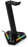 Подставка для гарнитуры GENIUS GX-UH100 USB-концентратор RGB (2x USB, 2x USB-C) thumbnail (1 of 2)