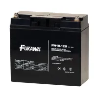 Оловна батерия FUKAWA FW 18-12 U за UPS APC 12V 18Ah живот 5 години резба M5 (1 of 2)