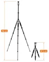 Rollei Tripod Compact Traveler No. 1 Load 5kg Extended 142cm Titanium thumbnail (3 of 4)