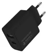 COLORWAY 1x USB og 1x USB-C netoplader 20W 100V-240V Sort