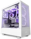 NZXT etui H5 Flow edition 2x120 mm blæser USB 3.0 USB-C 3.1 transparent sidemesh panel hvid