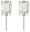 NEDIS serial cable D-SUB 9-pin socket - D-SUB 9-pin socket ivory 2m thumbnail (2 of 2)