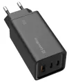 COLORWAY Caricabatterie turbo da rete 1x USB e 2x USB-C 65W 100V-240V Nero thumbnail (4 of 8)