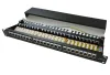 XtendLan Patchpanel 19" 24 Ports geschirmt C5Edual 2xAu mit LED-Suche