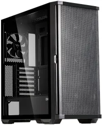 Zalman dėklas Z10 ATX 3x140 + 1x120 mm ventiliatorius 2xUSB 3.0 USB-C grūdintas stiklas (1 of 4)