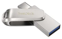 SanDisk Ultra Dual Drive Luxe USB-C 128 GB USB 3.0 typu C USB 3.0 typu A srebrny (1 of 5)