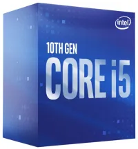 BOÎTIER INTEL Core i5-10400 Comet Lake 10e LGA1200 43 GHz maximum 6C 12T 12 Mo 65 W TDP (1 of 1)