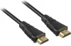 PremiumCord HDMI High Speed ​​​​+ Ethernet kabelis ar zeltītiem savienotājiem, 1,5 m melns thumbnail (1 of 1)