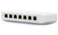 Ubiquiti UniFi Switch Ultra 60W - 8x GbE 1x PoE++ bemenet 7x PoE+ kimenet (PoE költségvetés 52W) (1 of 6)